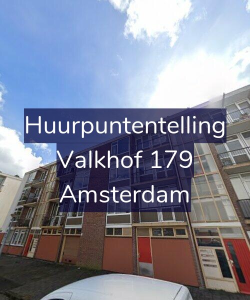 Foto gevel Huurpuntentelling voor Valkhof 179, Amsterdam