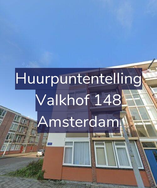 Foto gevel Huurpuntentelling voor Valkhof 148, Amsterdam
