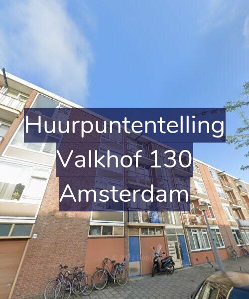 Foto gevel Huurpuntentelling voor Valkhof 130, Amsterdam