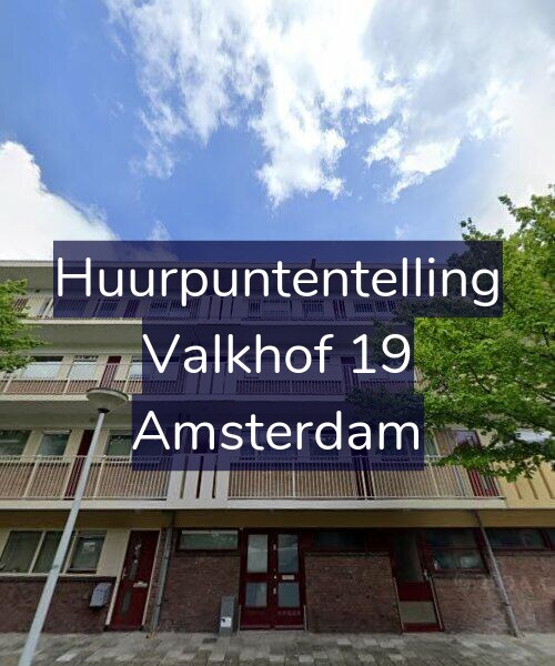 Foto gevel Huurpuntentelling voor Valkhof 19, Amsterdam