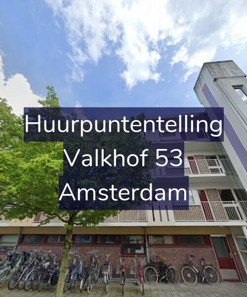 Foto gevel Huurpuntentelling voor Valkhof 53, Amsterdam