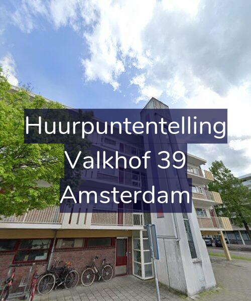 Foto gevel Huurpuntentelling voor Valkhof 39, Amsterdam