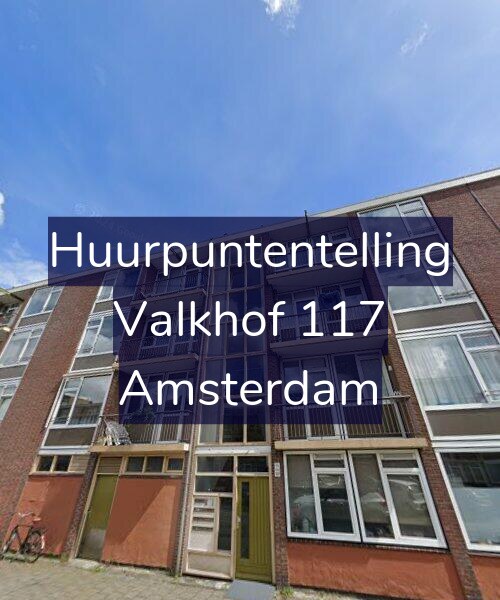 Foto gevel Huurpuntentelling voor Valkhof 117, Amsterdam