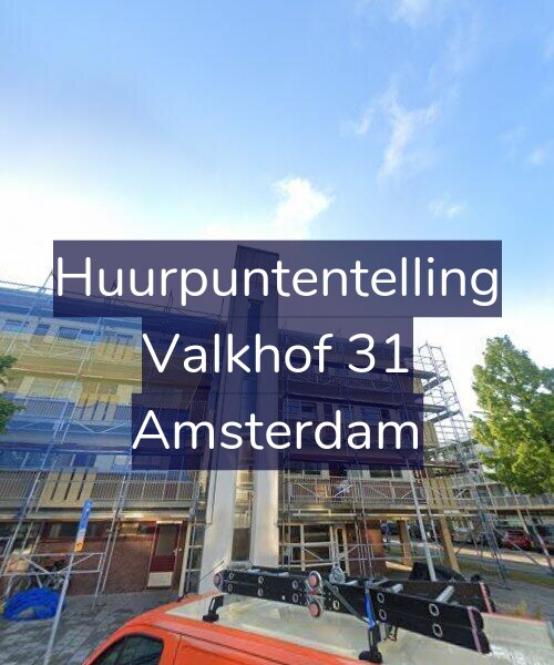 Foto gevel Huurpuntentelling voor Valkhof 31, Amsterdam