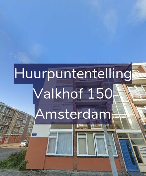 Foto gevel Huurpuntentelling voor Valkhof 150, Amsterdam