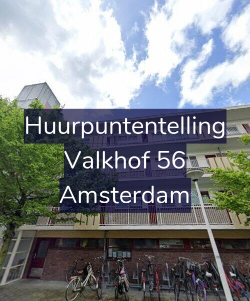 Foto gevel Huurpuntentelling voor Valkhof 56, Amsterdam