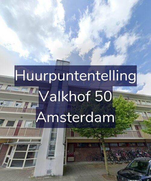 Foto gevel Huurpuntentelling voor Valkhof 50, Amsterdam
