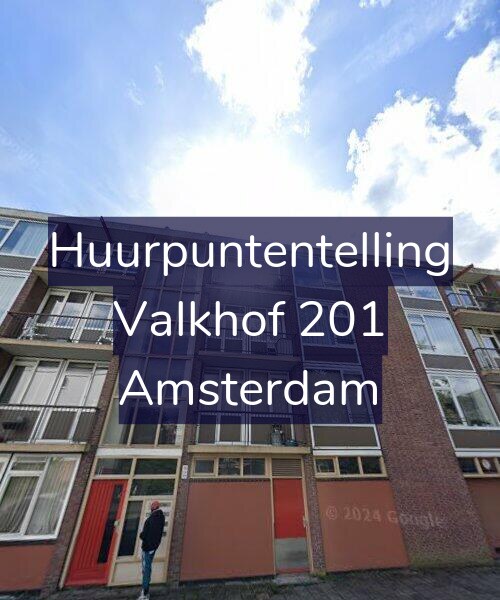 Foto gevel Huurpuntentelling voor Valkhof 201, Amsterdam