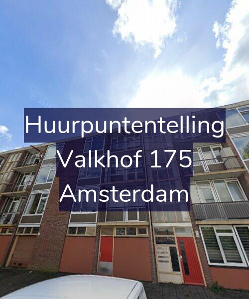 Foto gevel Huurpuntentelling voor Valkhof 175, Amsterdam