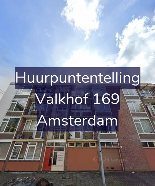 Foto gevel Huurpuntentelling voor Valkhof 169, Amsterdam