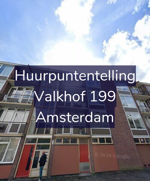 Foto gevel Huurpuntentelling voor Valkhof 199, Amsterdam