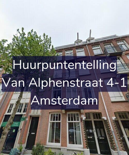 Foto gevel Huurpuntentelling voor Van Alphenstraat 4-1, Amsterdam