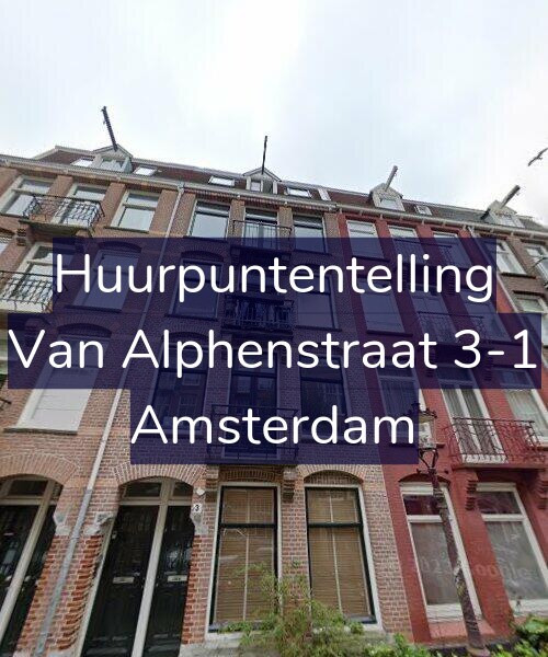 Foto gevel Huurpuntentelling voor Van Alphenstraat 3-1, Amsterdam