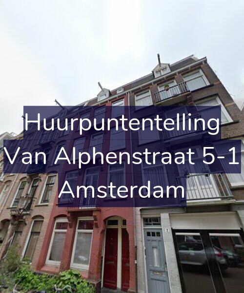 Foto gevel Huurpuntentelling voor Van Alphenstraat 5-1, Amsterdam