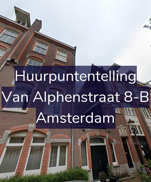 Foto gevel Huurpuntentelling voor Van Alphenstraat 8-B, Amsterdam
