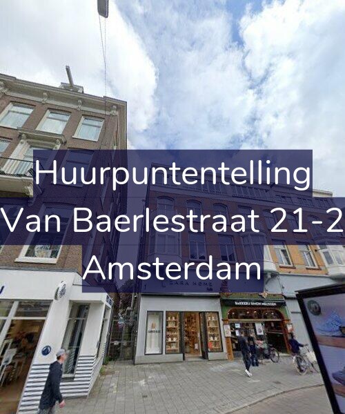 Foto gevel Huurpuntentelling voor Van Baerlestraat 21-2, Amsterdam