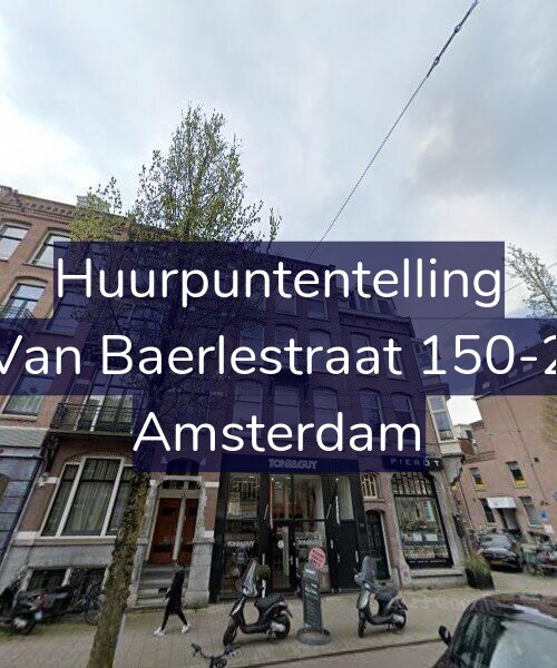 Foto gevel Huurpuntentelling voor Van Baerlestraat 150-2, Amsterdam