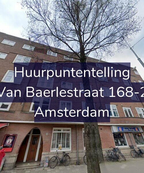 Foto gevel Huurpuntentelling voor Van Baerlestraat 168-2, Amsterdam