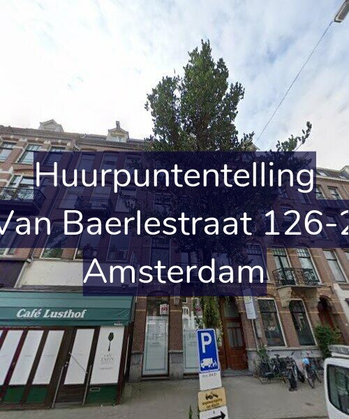 Foto gevel Huurpuntentelling voor Van Baerlestraat 126-2, Amsterdam
