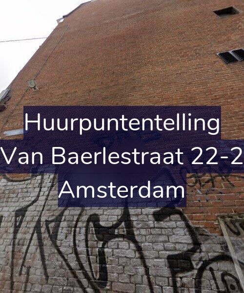 Foto gevel Huurpuntentelling voor Van Baerlestraat 22-2, Amsterdam