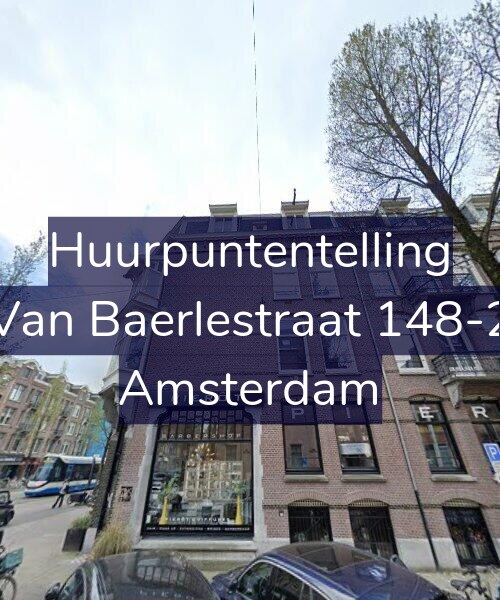 Foto gevel Huurpuntentelling voor Van Baerlestraat 148-2, Amsterdam