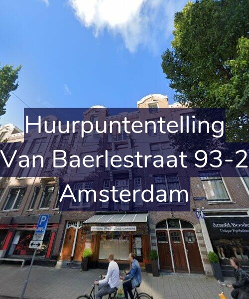 Foto gevel Huurpuntentelling voor Van Baerlestraat 93-2, Amsterdam