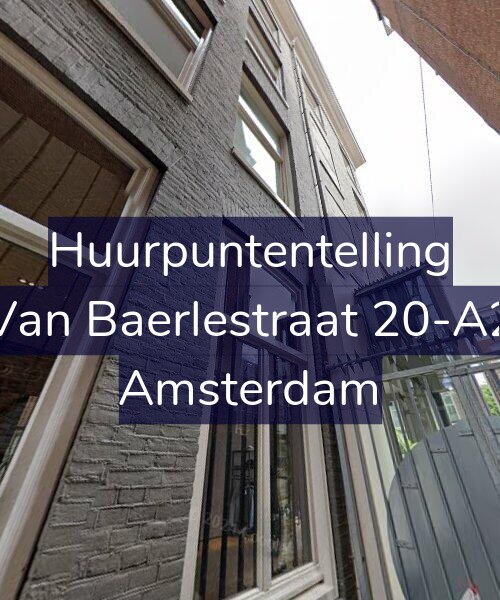 Foto gevel Huurpuntentelling voor Van Baerlestraat 20-A2, Amsterdam