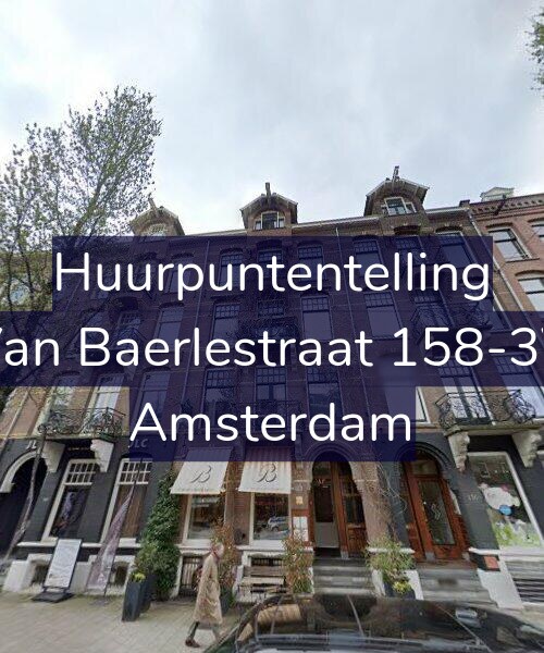 Foto gevel Huurpuntentelling voor Van Baerlestraat 158-3V, Amsterdam