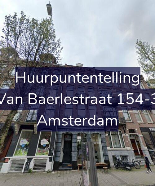 Foto gevel Huurpuntentelling voor Van Baerlestraat 154-3, Amsterdam