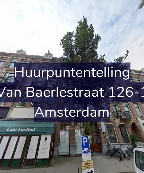 Foto gevel Huurpuntentelling voor Van Baerlestraat 126-1, Amsterdam