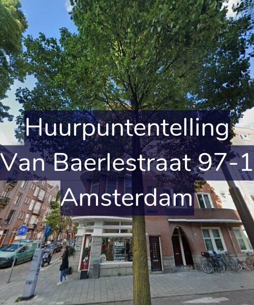 Foto gevel Huurpuntentelling voor Van Baerlestraat 97-1, Amsterdam
