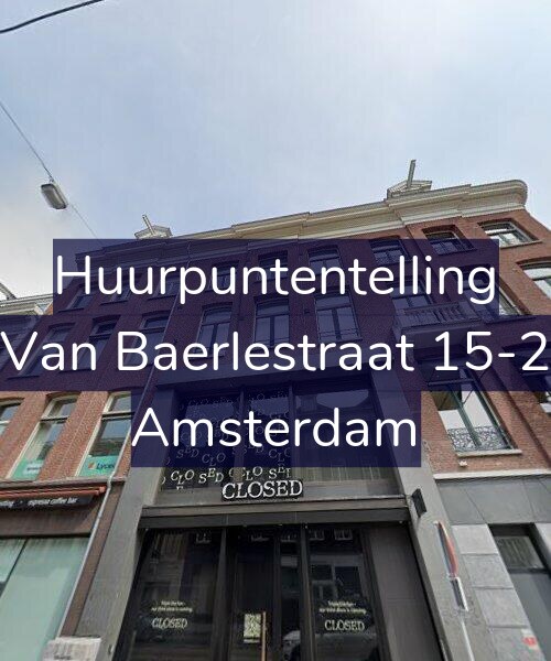 Foto gevel Huurpuntentelling voor Van Baerlestraat 15-2, Amsterdam