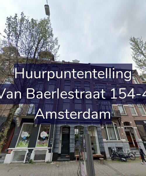Foto gevel Huurpuntentelling voor Van Baerlestraat 154-4, Amsterdam