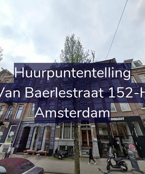 Foto gevel Huurpuntentelling voor Van Baerlestraat 152-H, Amsterdam