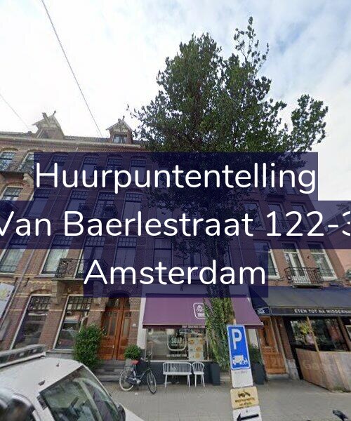 Foto gevel Huurpuntentelling voor Van Baerlestraat 122-3, Amsterdam
