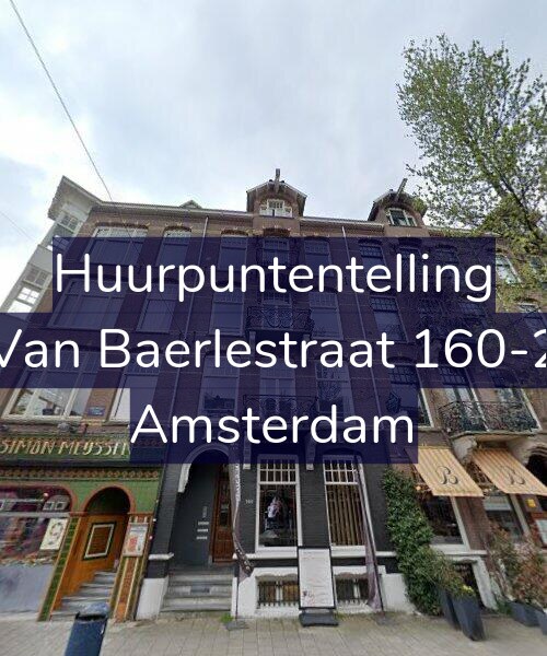 Foto gevel Huurpuntentelling voor Van Baerlestraat 160-2, Amsterdam