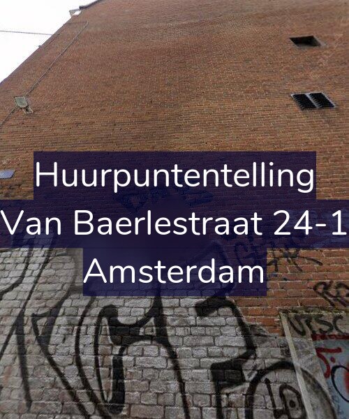 Foto gevel Huurpuntentelling voor Van Baerlestraat 24-1, Amsterdam