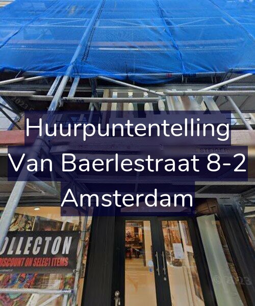 Foto gevel Huurpuntentelling voor Van Baerlestraat 8-2, Amsterdam