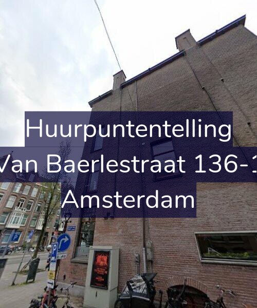 Foto gevel Huurpuntentelling voor Van Baerlestraat 136-1, Amsterdam