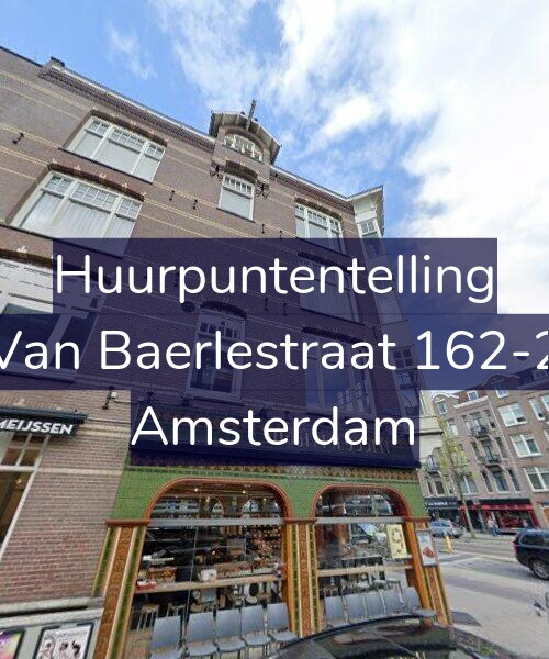 Foto gevel Huurpuntentelling voor Van Baerlestraat 162-2, Amsterdam
