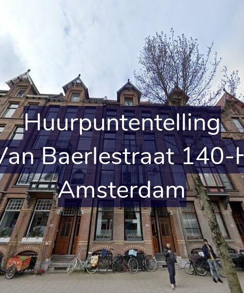Foto gevel Huurpuntentelling voor Van Baerlestraat 140-H, Amsterdam