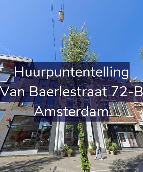 Foto gevel Huurpuntentelling voor Van Baerlestraat 72-B, Amsterdam
