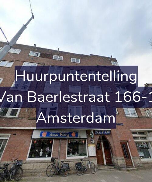 Foto gevel Huurpuntentelling voor Van Baerlestraat 166-1, Amsterdam