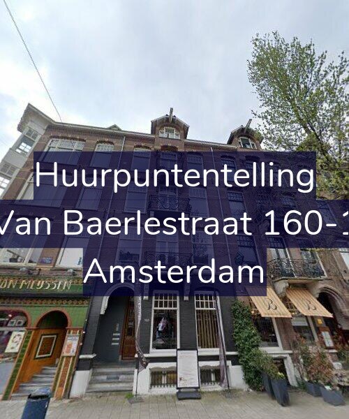 Foto gevel Huurpuntentelling voor Van Baerlestraat 160-1, Amsterdam