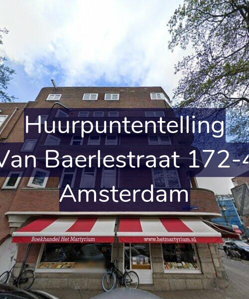 Foto gevel Huurpuntentelling voor Van Baerlestraat 172-4, Amsterdam