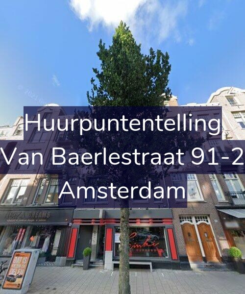 Foto gevel Huurpuntentelling voor Van Baerlestraat 91-2, Amsterdam