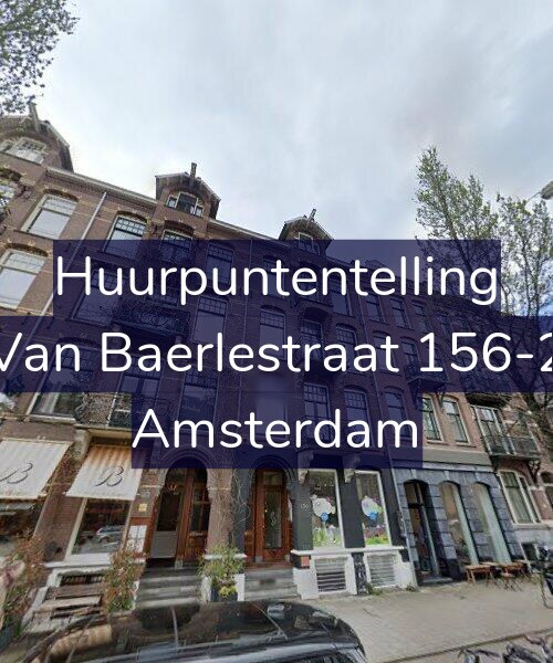 Foto gevel Huurpuntentelling voor Van Baerlestraat 156-2, Amsterdam