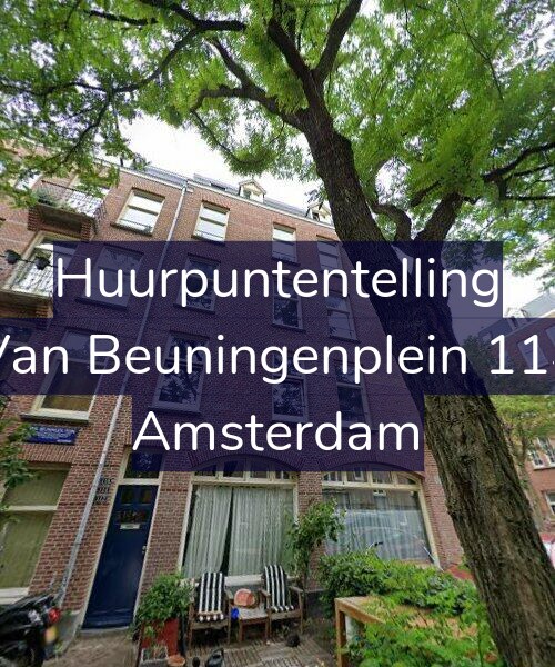 Foto gevel Huurpuntentelling voor Van Beuningenplein 114, Amsterdam