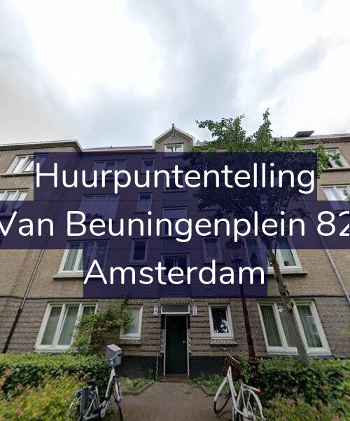 Foto gevel Huurpuntentelling voor Van Beuningenplein 82, Amsterdam