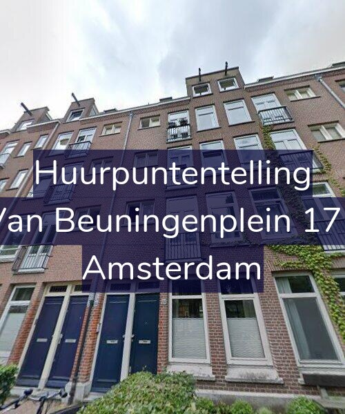 Foto gevel Huurpuntentelling voor Van Beuningenplein 172, Amsterdam